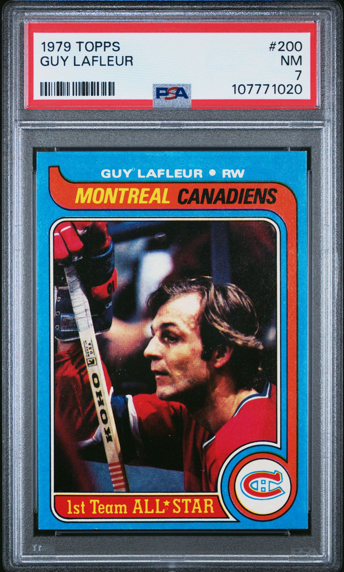 1979 Topps Guy Lafleur #200 Nm 7 front