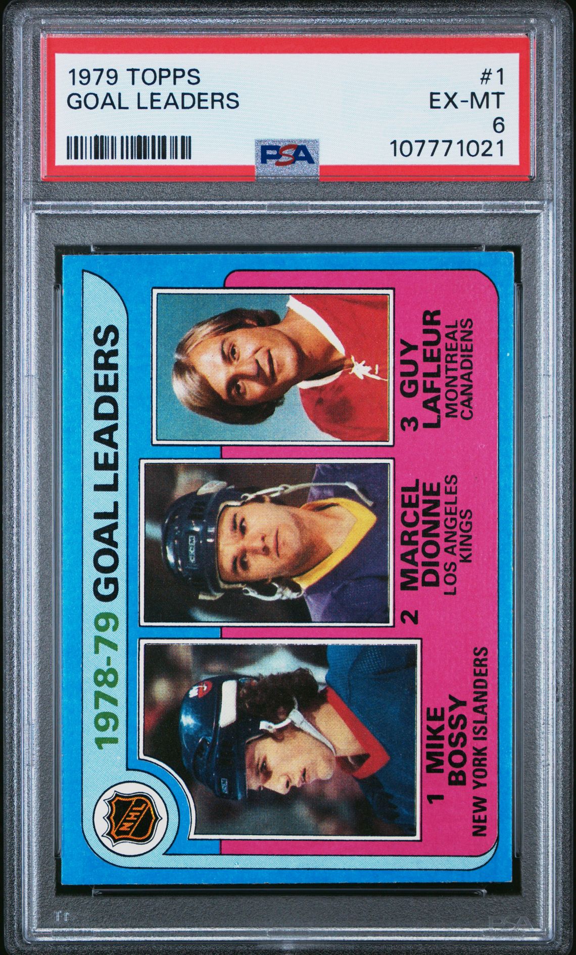 1979 Topps Goal Leaders #1 Ex-Mt 6 front
