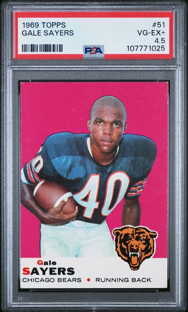 1969 Topps Gale Sayers #51 Vg-Ex+ 4.5 front