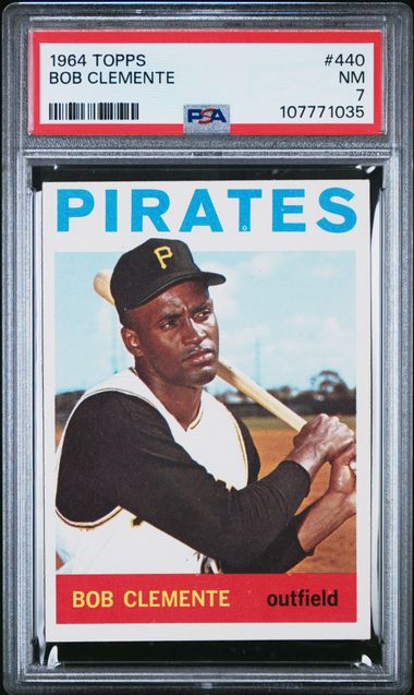 1964 Topps Bob Clemente #440 Nm 7 front