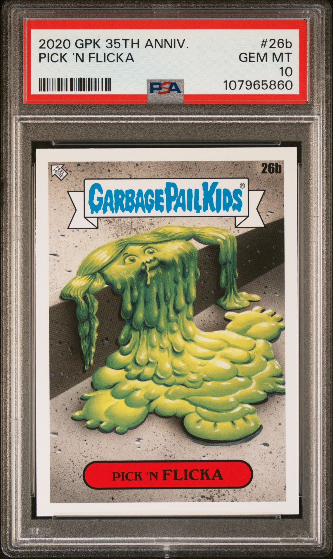 2020 Topps Garbage Pail Kids #26B Pick ‘N Flicka front
