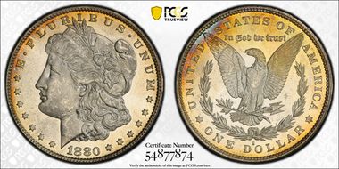 1880-S $1 MS63