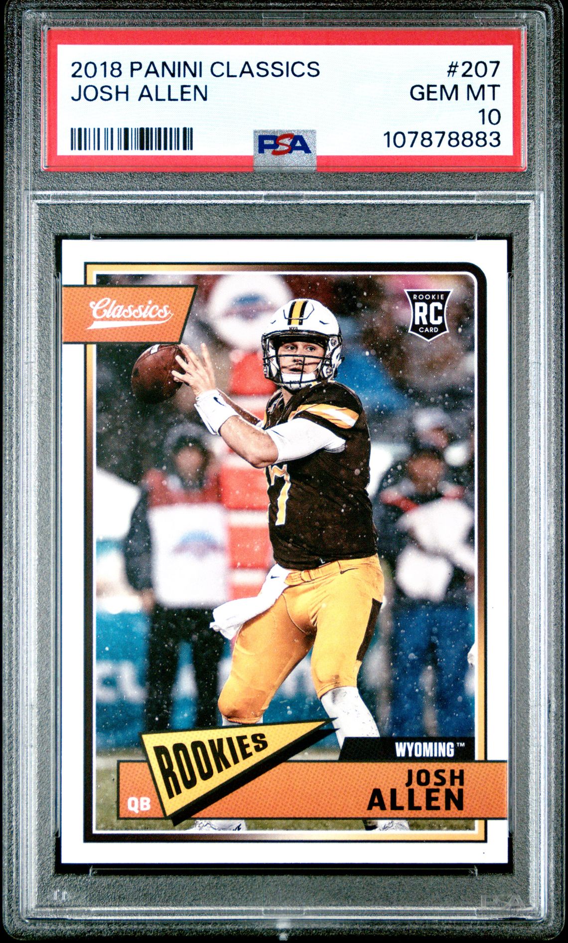 2018 Panini PANINI CLASSICS #207 Josh Allen front