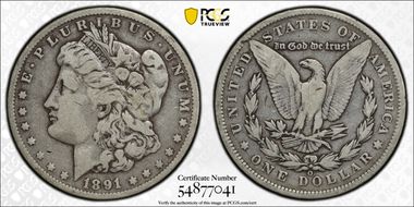 1891-O $1 F12