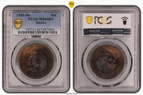 1955-Mo 50C MS64BN