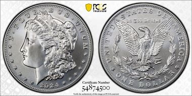 2024 $1 Morgan Dollar MS70
