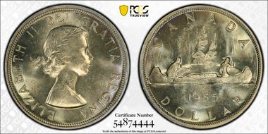 1955 S$1 Arnprior MS64
