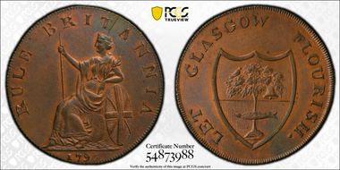 1795 Tk 1/2D DH-6a Lanarkshire, Glasgow N1BN