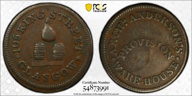 (c.1790) Tk 1/4D DH-17 Lanarkshire XF40BN