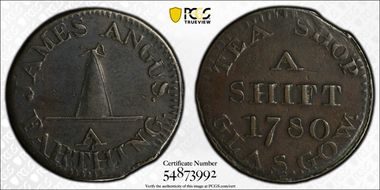 1780 Tk 1/4D DH-21 Lanarkshire VF35BN