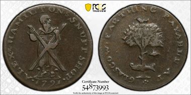 1791 Tk 1/4D DH-32 Lanarkshire VF35BN