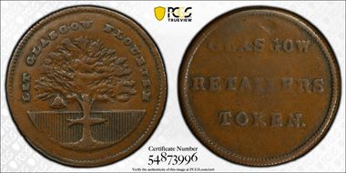 (c.1790) Tk 1/4D DH-45 Lanarkshire VF35BN