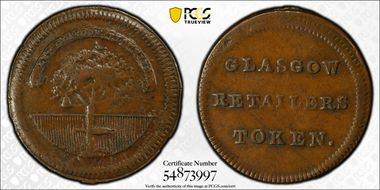 (c.1790) Tk 1/4D DH-46 Lanarkshire AU50BN