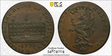 1793 Tk 1/2D DH-1 Kirkcudbrightshire Gatehouse AU53BN