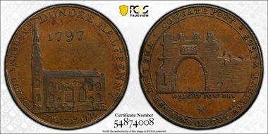 1797 Tk 1/2D DH-21a Angusshire AU58BN