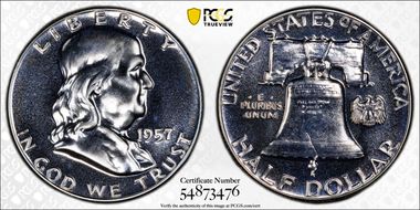 1957 50C PR66