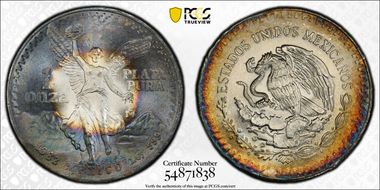 1982-Mo Onza Libertad Ag MS66