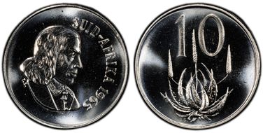 1965 10C Afrikaans PR67