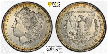 1887 $1 MS65