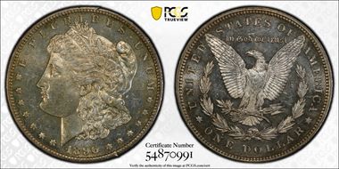 1896 $1 MS62PL
