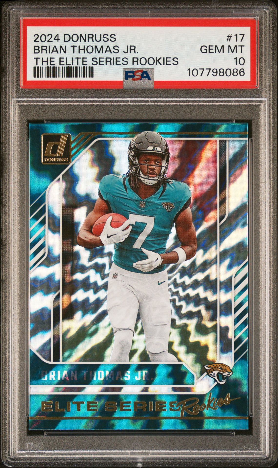 2024 Panini PANINI DONRUSS THE ELITE SERIES ROOKIES #17 Brian Thomas Jr. front