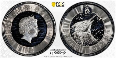2021 $1 Marlin MS67