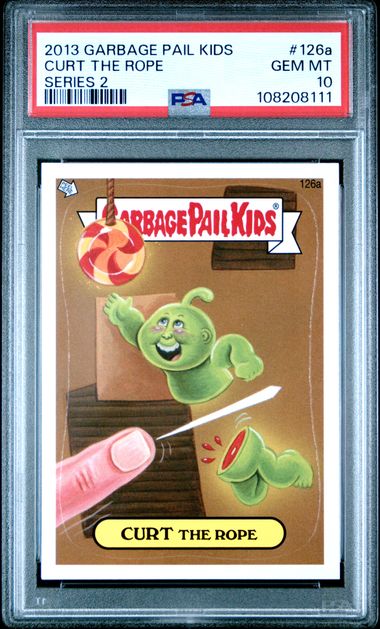 2013 Topps Garbage Pail Kids #126A Curt The Rope front