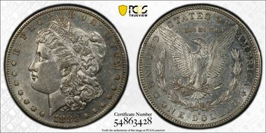 1883-S $1 AU53