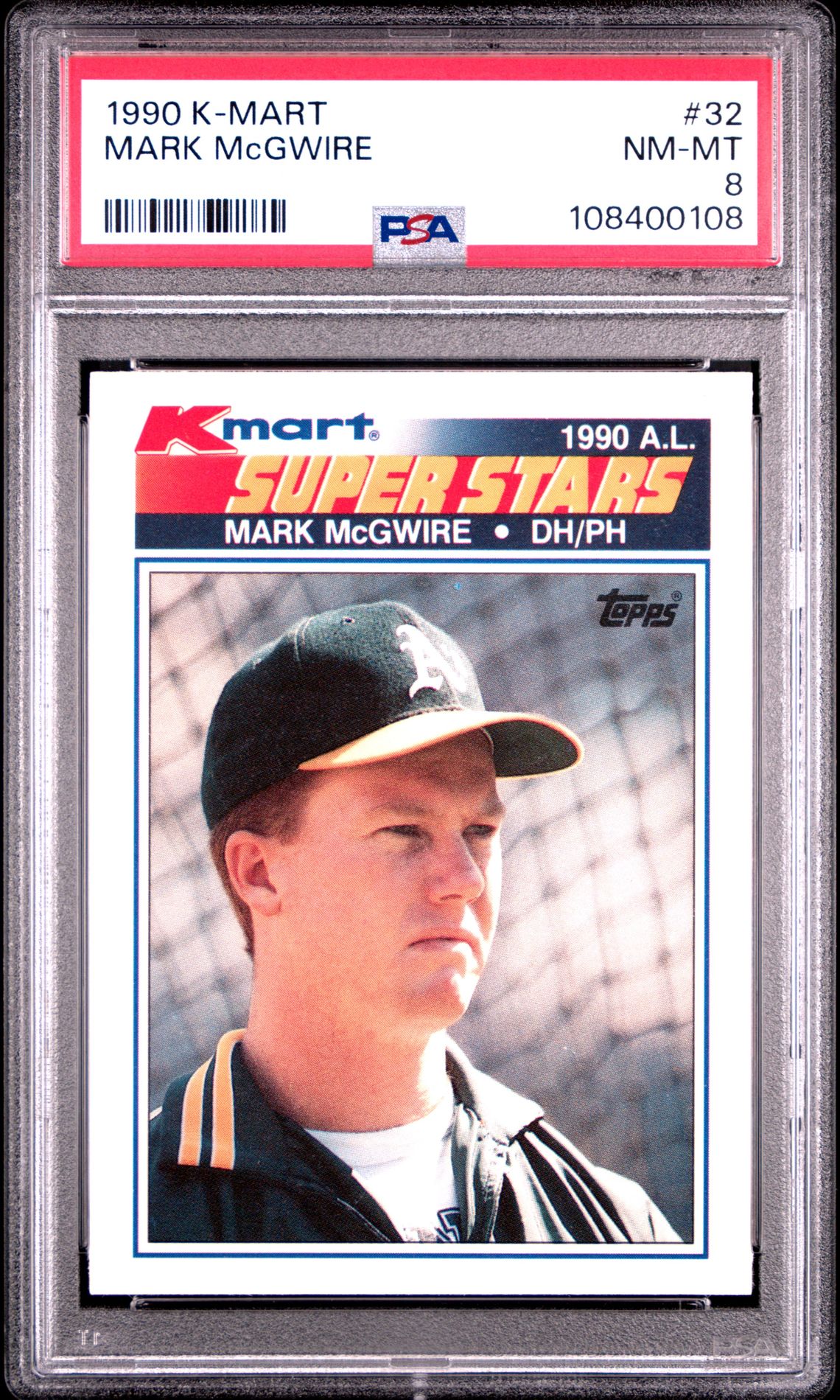 1990 Topps K-MART #32 Mark Mcgwire front