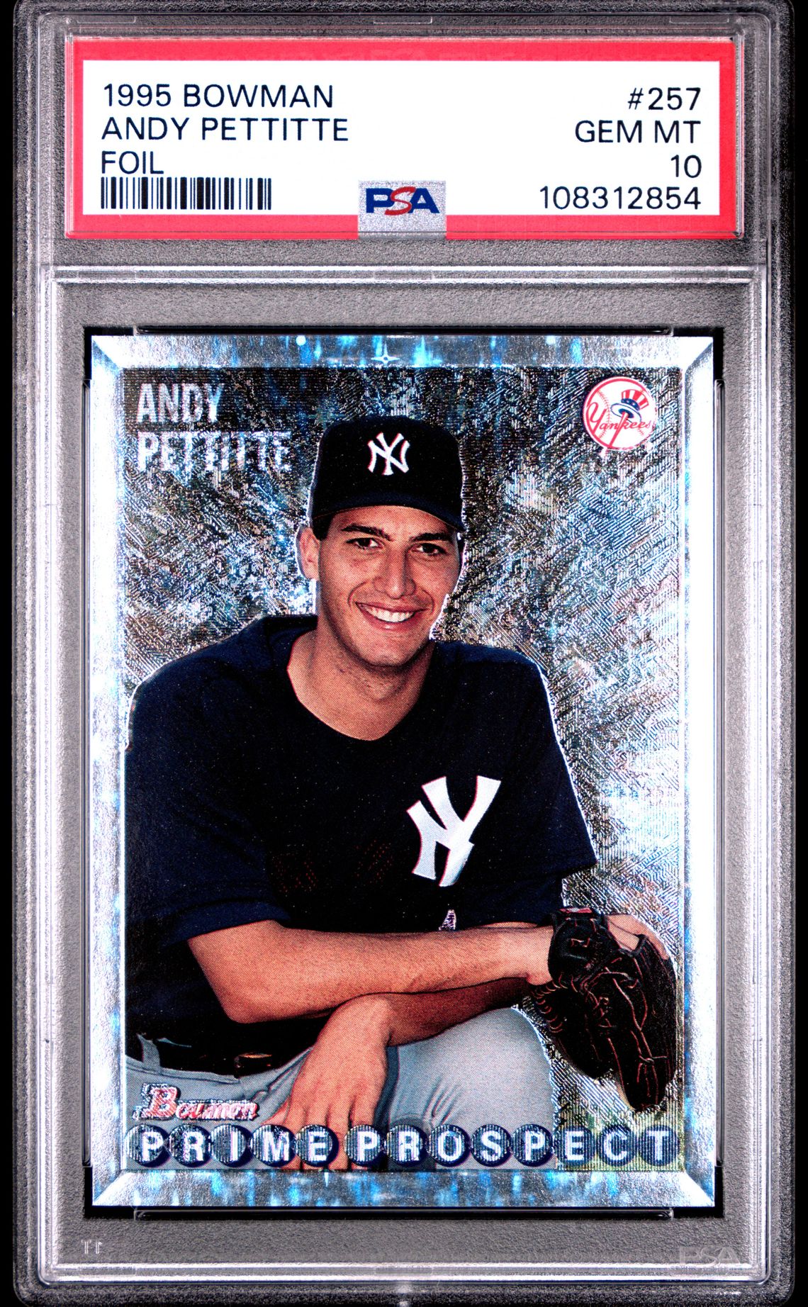 1995 Bowman BOWMAN Foil #257 Andy Pettitte front