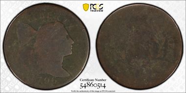 1796 1C Liberty Cap FR2BN