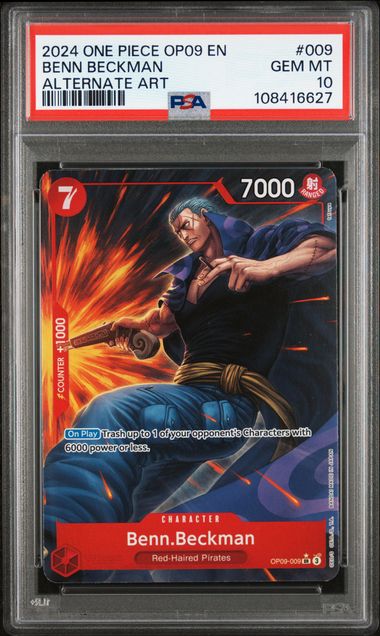 2024 One Piece Foil #009 Bennbeckman front