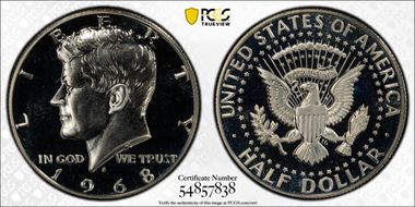 1968-S 50C DDO FS-101 PR68CAM