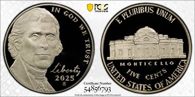 2025-S 5C First Strike PR70DCAM