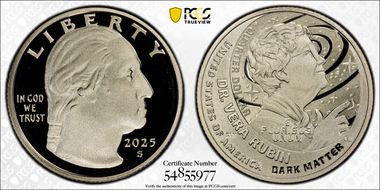 2025-S 25C Dr. Vera Rubin First Strike PR70DCAM