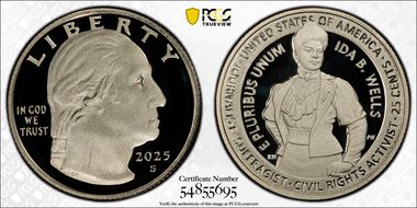 2025-S 25C Ida B. Wells First Strike PR70DCAM