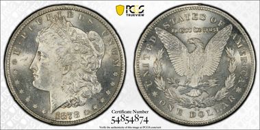 1878-CC $1 MS62