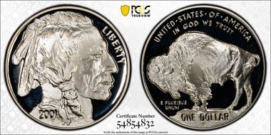2001-P $1 Buffalo PR69DCAM
