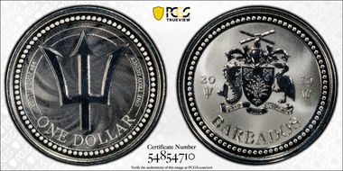 2019 $1 Trident PL69