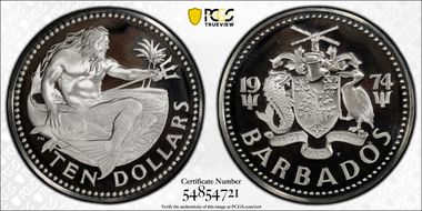 1974-FM $10 PR69DCAM