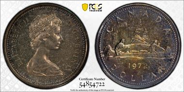 1972 S$1 Voyageur Ag SP65