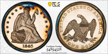 1845 $1 PR64