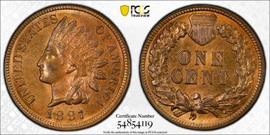 1887 1C MS64RB