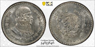 1959-Mo Peso KM-459 MS64