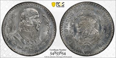 1964-Mo Peso KM-459 MS66