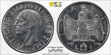 1940-R Lira KM-77a Non-magnetic AU58