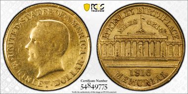 1916 G$1 McKinley N1