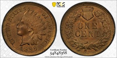 1899 1C MS64RB