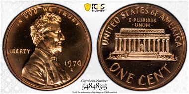 1970-S 1C Large Date, TDO FS-107 PR68RD