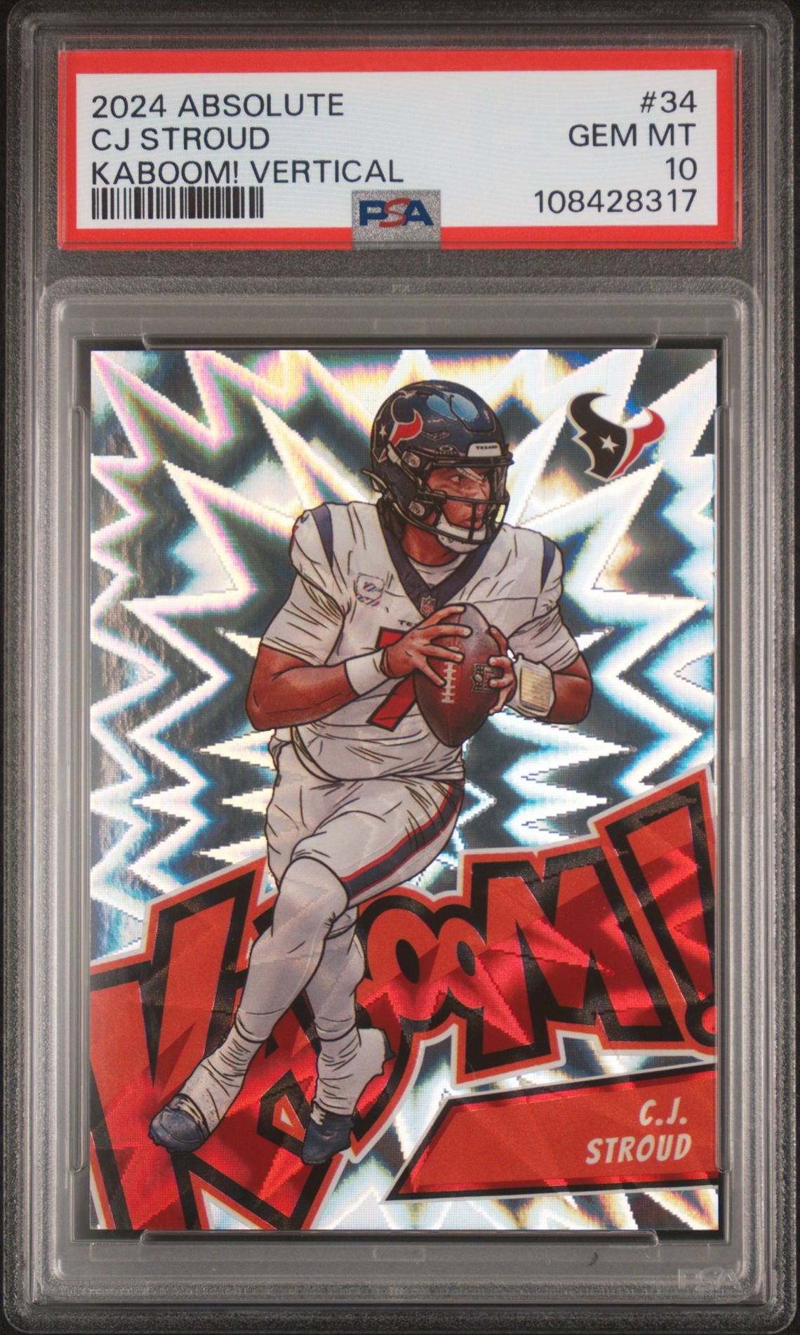 2024 Panini PANINI ABSOLUTE KABOOM! VERTICAL #34 Cj Stroud front
